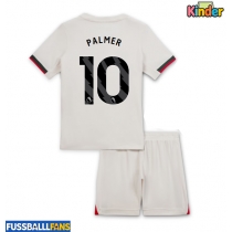 Chelsea Cole Palmer #10 Auswärts Trikotsatz Kinder 2025-26 Kurzarm (+ Kurze Hosen)